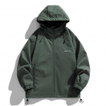 Veekindel v&auml;lijope paarile vabaaja hingav mantel S&uuml;gis uus v&auml;litingimustes, tuulekindel matkam&auml;gironimis&uuml;likond, spordijope S roheline