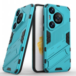 Seadmele Huawei Pura 70 P60 P50 P50E Ultra Art Pro Plus Punk Armor P&otilde;rutuskindel kaitseraua, vastupidav kummeeritud arvutiga varustatud tugijala &uuml;mbris aluse hoidiku katte korpus P50/P50E punane