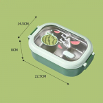 304 roostevabast terasest kambriga isoleeritud l&otilde;unas&ouml;&ouml;gikassa t&ouml;&ouml;tajad &otilde;pilased suletud kaasaskantav Bento mikrolaineahjus soojendav toidukonteiner