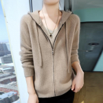 Naiste ka&scaron;miirist sviiter Qinghe ka&scaron;miir 30% ka&scaron;miir 70% vill s&uuml;gis-talvine ka&scaron;miir pullover pehme ja soe L pruun