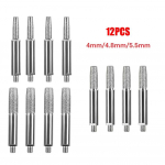 12 tk karbiidist purse k&auml;siv&auml;nda kettsae teritaja mootorsae rakise jaoks 4/4,8/5,5 mm