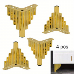 4tk M&ouml;&ouml;blijalad Basic Heavy Duty Triangle top Taldjalad diivanvoodi diivanitele Kummist p&otilde;randakaitsmetega riidekapp