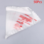 50/100 tk &uuml;hekordselt kasutatav kondiitritoodete kott koogikaunistuskotid komplekt tassi koogi t&ouml;&ouml;riist k&uuml;psetamine 50Pcs