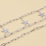 Mitmekihiline t&auml;heketi kaunistus Meestele Naistele Punk Rock Hip Hop Teksad Kettp&uuml;ksid V&ouml;&ouml; kett r&otilde;ivad Aksessuaarid