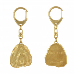 Shih Tzu, Chrysanthemum Dog I - Gilded key ring with dog in gift box, handbag decoration, luxury accessory by Art-Dog brand