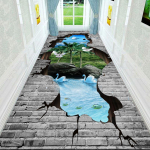3D Corridor Runner Pikad vaibad esiku elutoa kaunistamiseks Kodu Libisemisvastane p&otilde;randamatt Moder Hotel Trepi vahek&auml;igu ala vaip W80*H200CM