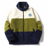 Meeste lambavilla pluss paksusega fliisist kampsun s&uuml;giseks ja talveks, lai pluss suuruses pealisr&otilde;ivas, kardigan-jakk M roheline