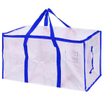 L&auml;bipaistev hoiukott, suure mahutavusega n&auml;htav Suure kandev&otilde;imega topeltrihmad Tolmukindel niiskuskindel tekk tekk padi hoiukott Majas teisaldatav sinine