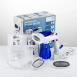 K&auml;eshoitav r&otilde;ivaauruti kodukangast aurutriikraud 250 ml Mini kaasaskantav kokkupandav kiire kuumutus r&otilde;ivaste triikimiseks Kangakortsude eemaldaja 3 harjaga UK