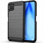 S&uuml;sinikkiust p&otilde;rutuskindel &uuml;mbris Huawei P40 Lite silikoonist &uuml;mbris p40lite jaoks Huawey p&otilde;rkeraua t&auml;ielik kaitsev tagakaas Coque Fundas P40 Lite must