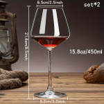 2 tk kristallselge veiniklaasid Scotch Bourbon Whisky Cocktail Cognac Vodka Gin Tequila jaoks &ndash; ideaalne baaripubiklubi restorani ja koduseks kasutamiseks &ndash; Enhan 2pcs