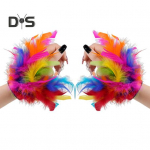 1 paar sulgedest k&auml;ev&otilde;ru Reguleeritav pael Luksuslikud kihilised suled V&otilde;lulint K&auml;ev&otilde;ru Halloweeni Cosplay pidude tarvikud