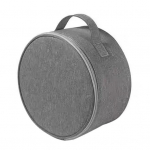 Kaasaskantav ventilaatori hoiukott k&auml;epidemega p&otilde;rutuskindla veekindla t&otilde;mblukuga mitmek&uuml;lgne matkakott Kokkupandav ventilaatori hoiukott hall