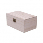 Kaasaskantav multifunktsionaalne &uuml;mbris koos kaanega Viimistlemata v&auml;rvimata puidust ehtekarbik Meenutuskingitus S