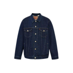 Levis Draakoniaasta Piiratud V&auml;ljaanne &Uuml;hev&auml;rviline Spleissitud Rev&auml;&auml;riga &Uuml;he Rinnaga Pikkade Varrukatega Denim Jakk Meeste Jakk Sinine A5782-0016 L