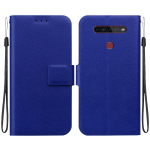 Luksuslik &Uuml;li&otilde;huke Nahast &Uuml;mbris LG V40 ThinQ/Stylo5/Stylo6/Stylo7/LG Velvet jaoks, Magnetiline Klappkate LG K42/K61/K40S/K50/Q60 Telefoni Rahakoti Vutlar LG K40S sinine