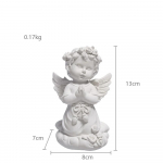 Jumalanna tegelane kuju Ingli tiib Kunst kujuke Kontorikapp Dekoor Vaigust figuur Skulptuur Ornament T&ouml;&ouml;laua kodukaunistus