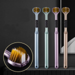 4 tk/ karp Hambaharja kinkekomplekt, 3-suunalised pehmete harjastega harjapead