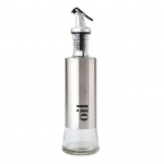 Roostevabast terasest k&ouml;&ouml;gisoola oliivi&otilde;li &auml;&auml;dikakastme maitseaine s&auml;ilituspudel 1 must