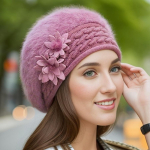 M&uuml;ts Naiste Talvine Uus Korea V&auml;ljaanne Soe M&uuml;ts &Uuml;hev&auml;rviline Barett Soe Kootud K&uuml;&uuml;liku Karvast M&uuml;ts S&uuml;gis ja Talv 55-58cm