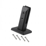 Glass Bracket with Screws for Fixing on Garden Fence Height 16cm_Matte Black