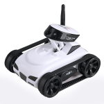 Uus RC Tank Car App Control juhtmevaba spioonipaagi WIFI juhtimine reaalajas edastuse HD kaamera n&auml;gemus m&auml;nguasja uurimise paagipoiste kingitus valge