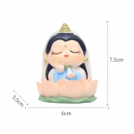 Mini Buddha Guanyin Haldjas Ornamendid Vaigust Multifilm Modell Gods Figuurid Miniatuurid T&ouml;&ouml;laua kaunistus Kodukaunistus