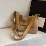 Seemisnahast &uuml;hev&auml;rviline kandekott, suure mahutavusega pandlaga Mitmek&uuml;lgne moodne Crossbody kott Pehme moodne lihtne naiste k&auml;ekott 37x11x25cm khaki