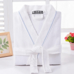 100% puuvillane vahvel hommikumantel, meeste naiste magamisriided, paar kevadsuvi pika pruudi hommikumantel Sleep Lounge hommikumantel kimono &ouml;&ouml;r&otilde;ivaste kleit L