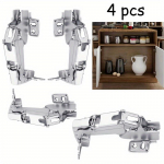 4 tk 175-kraadise nurgavoldi kapiukse hinged, nurgahinged, m&ouml;&ouml;blifurnituur kodu, k&ouml;&ouml;gi, vannitoa, kapi jaoks