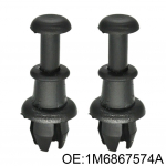 2tk auto veoauto klambrid, sisetarvikud Golf MK5 MK6 Tigaun MK1 pakiriiul alus Kinnitus n&ouml;&ouml;riklambrid konks tihvt 1M6867574A China