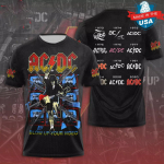 Suvised meester&otilde;ivad Rock Band T-s&auml;rk AC/DC 3D prindiga Lastele l&uuml;hikeste varrukatega T-s&auml;rgid Hip-hop Mood &Uuml;markaelusega vabaaja s&auml;rgid Topid XL