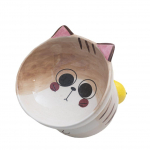 Lemmiklooma keraamiline kassikauss k&otilde;rge jalaga kaelakaitse Laia n&auml;oga kassi veekauss koeratoidukauss kassikausid kassis&ouml;&ouml;tja lemmikloomatarbed