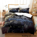 M&auml;ng Call of Duty Simon Ghost Riley Voodipesukomplekt Joonisfilm Anime Kolmeosaline Komplekt T&auml;iskasvanu Laps Magamistuba Tekikotikomplektid 3D Laske M&auml;ng US Twin 172x218cm