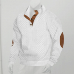 Retro meeste &otilde;ues avar s&uuml;giskapsas vabaaja pikkade varrukatega Henley kraega top s&auml;rk kardigan S