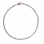 Bracelet Cha&icirc;ne - ANTHRACITE - Petite Maille - 20cm - Mixte - Adulte
