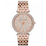 Michael Kors MK3439 Naiste k&auml;ekell Darci roosakuldne pav&eacute; 38 roosa kuldne v&auml;rv