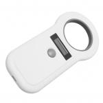 Lemmikloomade mikrokiipide skanner 134,2 kHz 125 kHz EMID FDX B Juhtmega USB Juhtmevaba 2,4G Bluetooth K&auml;eshoitav Loom valge