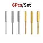 6 tk / komplekt Teemantkattega silindriline puur 4/4,8/5,5 mm kettsae veski kivikindel kettsaag lihvimine nikerdamiseks lihvimist&ouml;&ouml;riistad