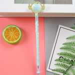 Tagasi koolihooaega 10 tk 0,5 mm loominguline haldjas v&otilde;lukepi kujuline geelpliiats t&uuml;druku s&uuml;damet&auml;ht kirsi&otilde;ie vesipliiats kirjatarbed kontoripliiats sinine