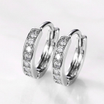 Huitan Lihtsad V&auml;ikesed &Uuml;mmargused R&otilde;ngask&otilde;rvar&otilde;ngad Naistele V&auml;rv S&auml;rav Kristall CZ Elegantne Mitmek&uuml;lgne Daami Statement Ehted