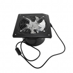 3-auguline v&auml;ljat&otilde;mbeventilaator l&uuml;litiga, akna k&uuml;lge paigaldatav, vaikne ventilatsiooniventilaator k&ouml;&ouml;gikubu jaoks, vannituba 8 Inch must