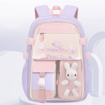 P&otilde;hikooli seljakott 3.-6. klassile Ergonoomiline Veekindel Kerge Koolikott Multifunktsionaalne K&uuml;lmkapi-stiilis &Otilde;pilase Seljakott 32*17*45cm sinine