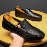 Kevad S&uuml;gis Meeste Kleitkingad Valged Loaferid Nahast Vabaajajalatsid Pealepandavad Mokassiinid Zapatos Casuales Disainer Loaferid Meestele 39