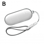 L&auml;bipaistev kaitse&uuml;mbris WF-C510 &uuml;mbris kaanega, mis on vastupidav WF-C510 kriimustustele, pehme Lanya B4H6 Transparent with lanyard-1pcs