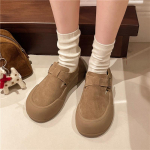 Leopardimustriga Naiste Platvorm-Loafers Kingad Madalad Vabaaja Tossud Naine 2024 Trend Mood Spordijalatsid S&uuml;gis Kleit Mugavad Mujer Zapatos 35 khaki