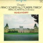LP plaat WILHELM KEMPFF - Chopini klaverisonaat nr. 2 Matused SOL2034 LONDON 1976 Jaapan Klassikaline Kasutatud