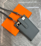 Piiri&uuml;lene Ehtsast Nahast Lit&scaron;i Mustriga Naiste Ristkandmiseks Telefoni K&auml;sikott Moodne Ja Mitmek&uuml;lgne Vertikaalne Mini &Otilde;lakott Kingikarbiga Length 11cm X Height 17cm helesinine v&auml;rv