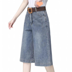 Naiste teksap&uuml;ksid k&otilde;rge v&ouml;&ouml;kohaga Dongdaemun Clothing Jeans Plus suurus XXXL