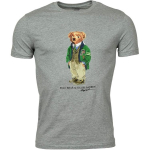 Polo Ralph Lauren Kirjad Multikakujutisega Tr&uuml;kitud &Uuml;mmarguse Kaelusega Pullover L&uuml;hikeste Varrukatega T-s&auml;rk Meeste T-s&auml;rk Hall 710766468-002 XS